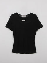 NUBASIC テンセルハーフTシャツセット ブラック