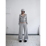 【MADE】low training pants, gray