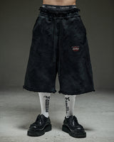 Washed destroyed bermuda P dusty gray