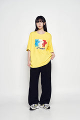 25SS FRENCH ALIEN SHORT SLEEVE T-SHIRT YELLOW
