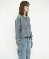FLUFFY KNIT CARDIGAN