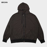 Overfit Zip-up Hood T-shirt