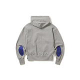 Writer hooded zip-up / Melange gray