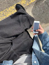 No.1435 バックポケットワイドデニムパンツ
