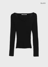 [MADE] Dearly V-Neck Ribbed Knit