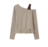 Ciel Off-Shoulder Button Tee 232999889