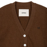24 LETOILE LOGO CARDIGAN_ V NECK