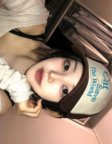 Cat Save The World ballcap (Brown)