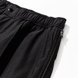 ナイロンスパン4ウェイジップパンツ - ブラック