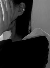 (silver925) Stripe ear cuff