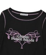 W STEM LS Tシャツ ブラック(CV2FSFT553A)