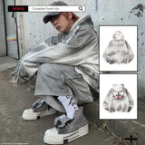  Crusades hood zip _ Dirty White 