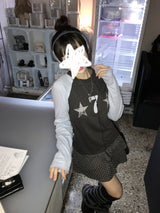 Rico Gurlish Dot Can Can Shirring Skirt