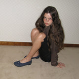 Toe 0029. Flat Shoes - 2colors