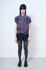 Saint pleated mini skirt pants