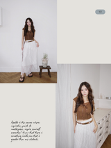 Texture Lace Ribbon Short Sleeve T-shirt