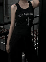 cubic rock chic sleeveless