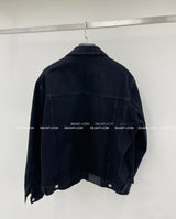 [UNISEX] カーペンターブラックデニムジャケット