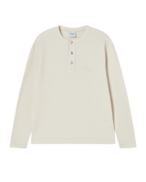26SS ADLV ヘンリーネックワッフル長袖Tシャツ