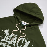 アーチロゴフードTシャツ　カーキ