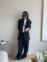 PAPERMOON PIN STRIPE BLAZER JACKET