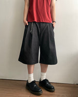 Ease Herringbone Bermuda Denim Pants