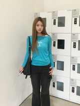 Saint Cross Lettering Long-Sleeve (4C)