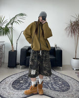 Raven Multi-Zipper Check Jacket