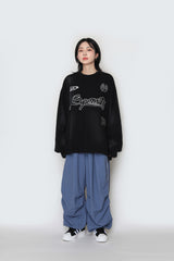 スプレーパッチ長袖Tシャツ