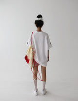 バニバニオーバーサイズフィット半袖Tシャツ