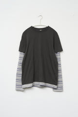 May Striped Layered Top