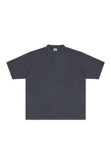 Heavyweight Cotton Mock Neck Tee