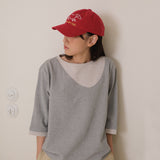 Gray Layered PK Tee