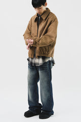 Colom Suede Jumper (2color)