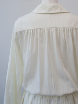 pleats mini dress