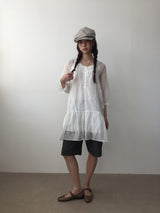 Hibbi neck frill dress (2color)