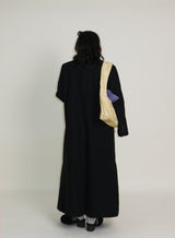 Stutch Solid Wool Long Coat (Lining Fleece-lined)