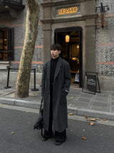 M2 WOOL REVERSE TUCK SLACKS