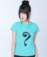 Lye Lye シンボルプリンティングTシャツ - ミント