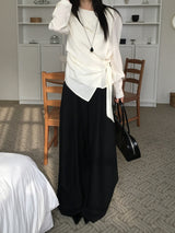 Matt drape blouse