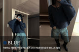  Bohemian damage crop long sleeve knit (5 colors)