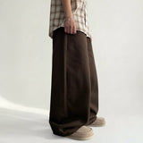 Tand Waist Banding Cotton Wide Pants