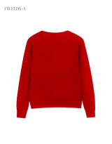 Basic Cashmere Mixed Round Cardigan 6 Colors