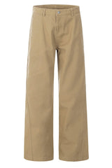 Minimalist Workwear Straight Pants