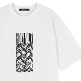 ホーリーレース オーバーフィット 半袖Tシャツ_WHITE