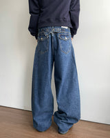 フェアーバックルデニムパンツ