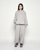 25FW ダブルラインフーディー メランジ