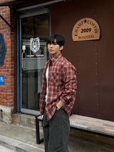 Cut line reverse pants