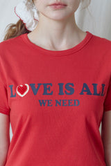 ラブマーク Tシャツ [Red]