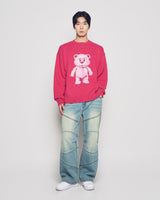 25FW ディストレスドベアウールニット